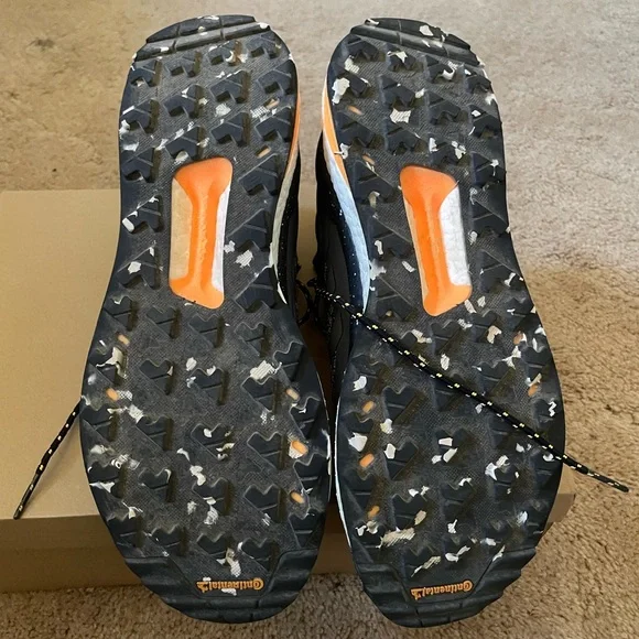 Adidas Terrex Free Hiker Parley - Black/White Speckled/Solar Gold - Picture 5 of 8